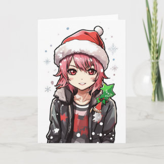 cartoon christmas card kaart