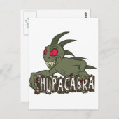 Cartoon Chupacabra Briefkaart (Voorkant / Achterkant)
