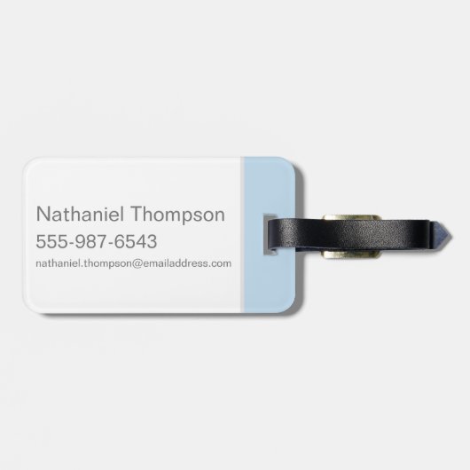 Cartoon Chupacabra & Ouder Wand Bagagelabel (Achterkant horizontaal)