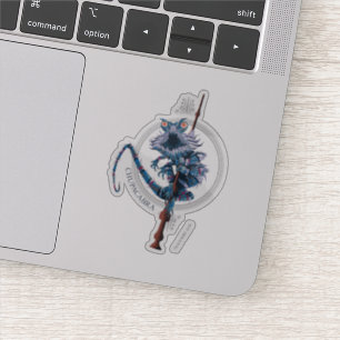 Cartoon Chupacabra & Ouder Wand Sticker