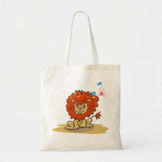 Cartoon Circus Lion Tote Bag