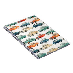 Cartoon Classic Cars Notitieboek
