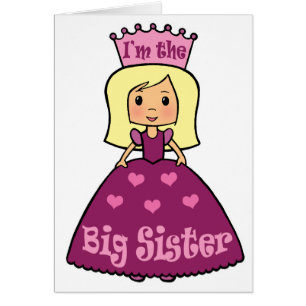 Cartoon Clip Art Cute Big Sister Princess Hearts