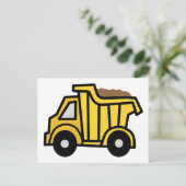 Cartoon Clip Art met constructiedronk Briefkaart (Staand voorkant)