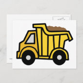 Cartoon Clip Art met constructiedronk Briefkaart (Voorkant / Achterkant)