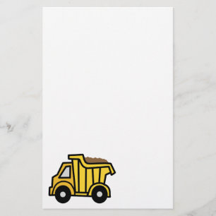 Cartoon Clip Art met constructiedronk Briefpapier