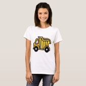 Cartoon Clip Art met constructiedronk T-shirt (Voorkant volledig)
