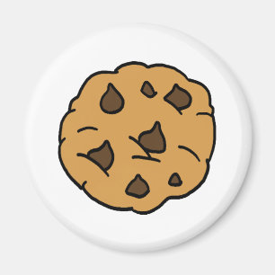 Cartoon Clipart REUZE Chipkoekje Dessert Magneet