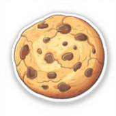 Cartoon cookie sticker (Voorkant)