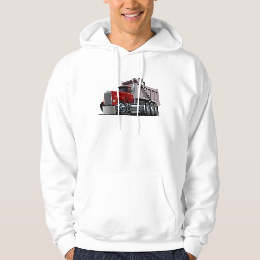 Cartoon Cool Dump Truck Hoodie (Voorkant)