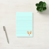 Cartoon Corgi Lined Post-it® Notes (Kantoor)