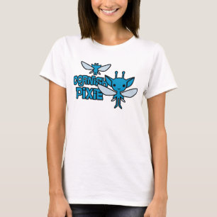 Cartoon Cornish Pixie Karakter Kunst T-shirt