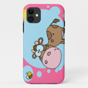 Cartoon Cow iPhone 5 Hoesje