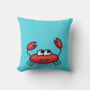 Cartoon Crab - ritter Kussen