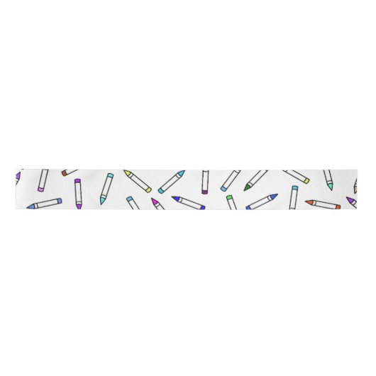 Cartoon Crayon Pattern Lint (Voorkant)