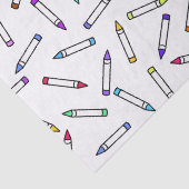 Cartoon Crayon Pattern Tissuepapier (Detail)