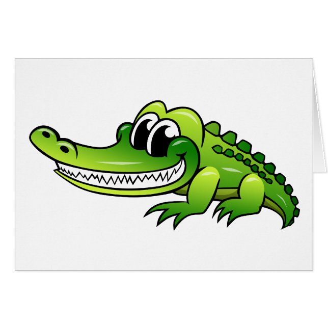 Cartoon Crocodile (Voorkant Horizontaal)
