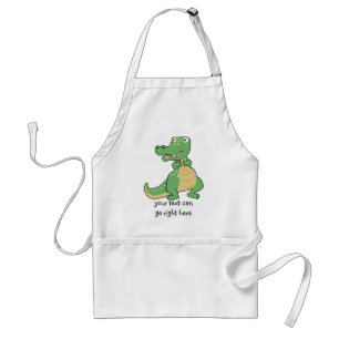 Cartoon Crocodile Apron Standaard Schort