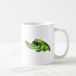 Cartoon Crocodile Koffiemok