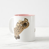Cartoon Curieux Cute Hyena Mug (Devant gauche)