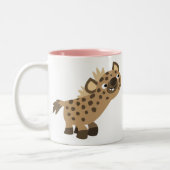 Cartoon Curieux Cute Hyena Mug (Gauche)