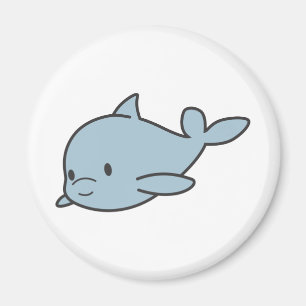 Cartoon Cute Baby Dolphin Magneet
