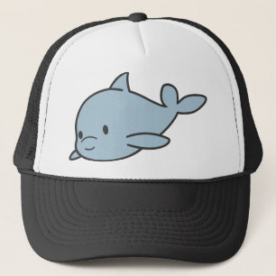 Cartoon Cute Baby Dolphin Trucker Pet