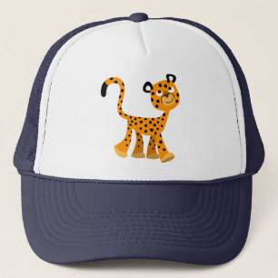 Cartoon Cute Insouciant Cheetah Casquette