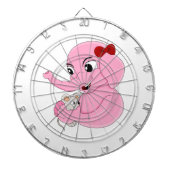 Cartoon dartboard van juffelolifant dartbord (Voorkant)