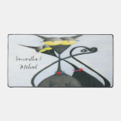 Cartoon de chats gris et noir (Recto)