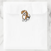 Cartoon de Chien beagle - Stickers Beagle d'amour (Sac)