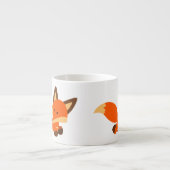 Cartoon de la flotte chic Fox Espresso Mug (Devant)