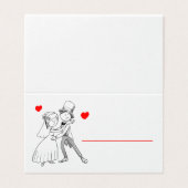 Cartoon de mariée mignonne Fête des mariées Mariag (Outside Unfolded)