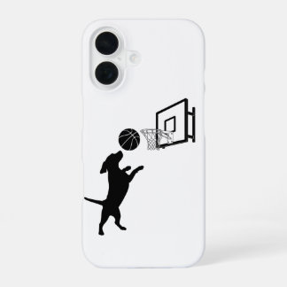 Cartoon Dier Basketbal iPhone 16 Hoesje