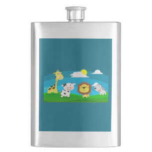 Cartoon dieren flacon