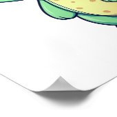 Cartoon dinosaurus illustratie poster (Hoek)