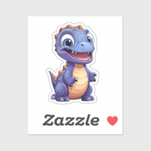 Cartoon-dinosaurus Sticker