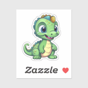 Cartoon-dinosaurus Sticker
