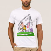 Cartoon Doelman Mannen T-shirt (Voorkant)