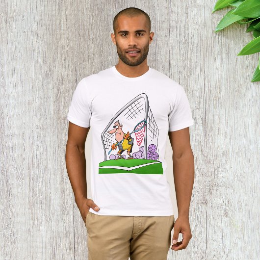 Cartoon Doelman Mannen T-shirt