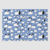 Cartoon Dog Blue Tissuepapier (Voorkant)