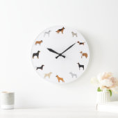 Cartoon Dog Briet Grote Klok (Huis)