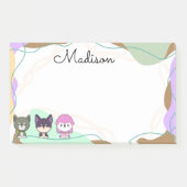 Cartoon dog gepersonaliseerd post-it® notes (Voorkant)