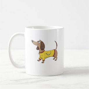 Cartoon dog koffiemok