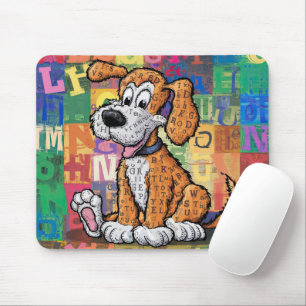 Cartoon Dog Muismat