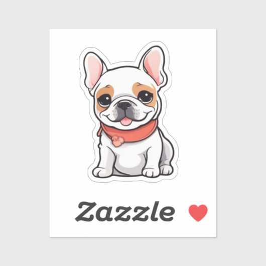 Cartoon dog sticker (Vel)