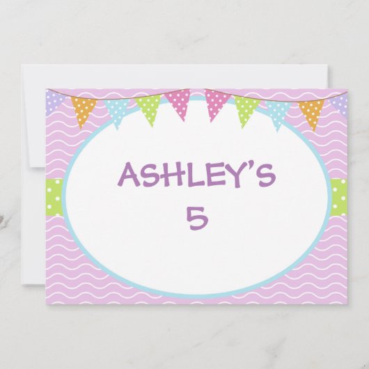 Cartoon Dogs Schattigee Uitnodiging (Achterkant)