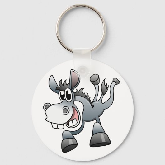 Cartoon Donkey Sleutelhanger (Voorkant)