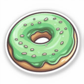 Cartoon donut sticker (Voorkant)
