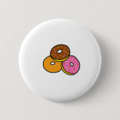 Cartoon Donuts Cutie Button (Voorkant)